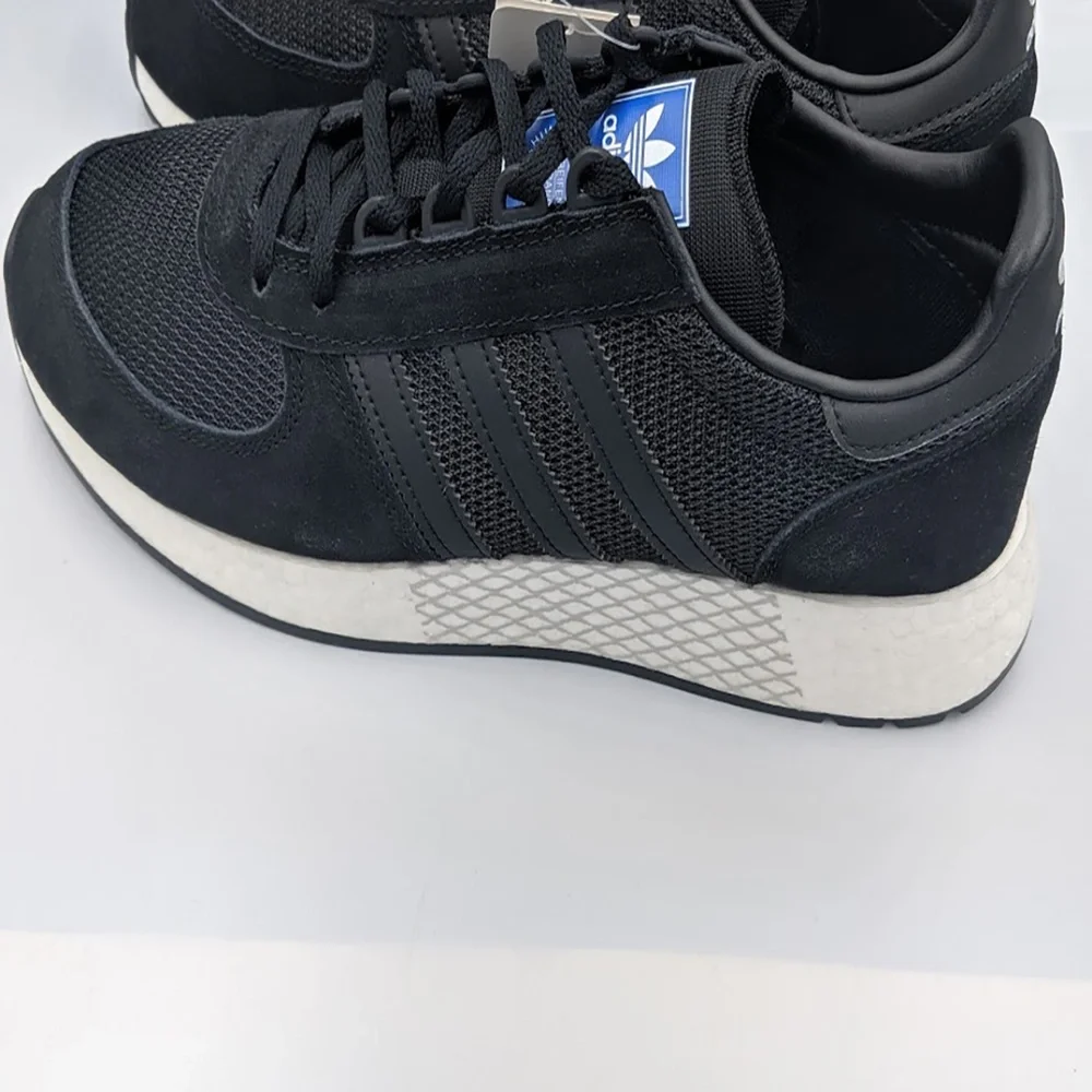 Adidas Originals Men's MarathonX5923 Running Sneakers Black and White - Picture 8 of 8